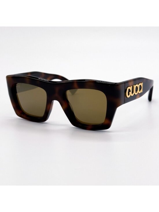 NEW GUCCI SUNGLASSES GG1772S 007 HAVANA SQUARE UNISEX GUCCI EYEWEAR main image 7
